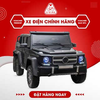 Xe điện trẻ em, Xe Ô Tô điện G63 6 bánh có điều khiển từ xa cho bé chịu tải trọng lên tới 90kg