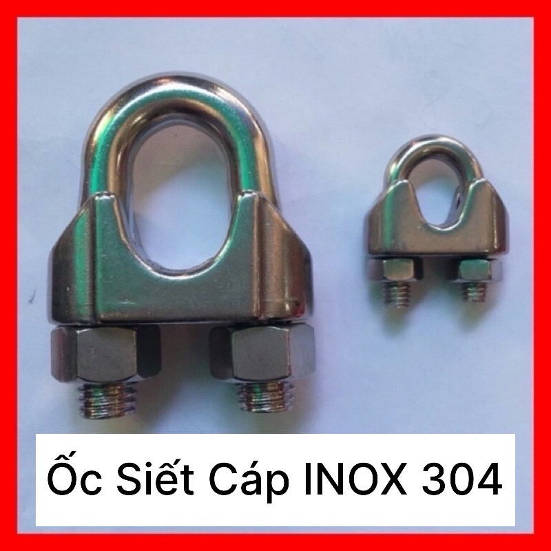 Ốc Siết Cáp INOX 304 ( Bịch 5 cái )