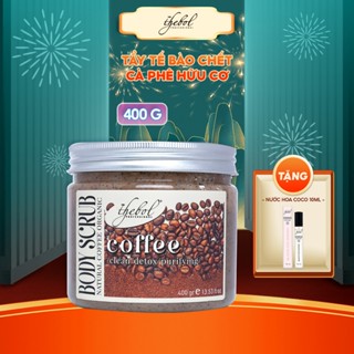 Tẩy Tế Bào Chết Body Cà Phê Tự Nhiên Thebol Làm Sạch Dưỡng Sáng Da 400gr + Tặng Nước Hoa 10ml