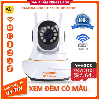 Camera IP YooSee Tiếng Việt Full HD - QUAY ĐÊM CÓ MÀU - XOAY 360 ĐỘ - THEO DÕI CHUYỂN