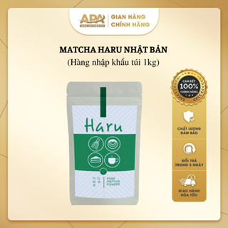 Bột matcha Haru 1kg nhập khẩu Nhật Bản, matcha haru 1kg nguyên chất