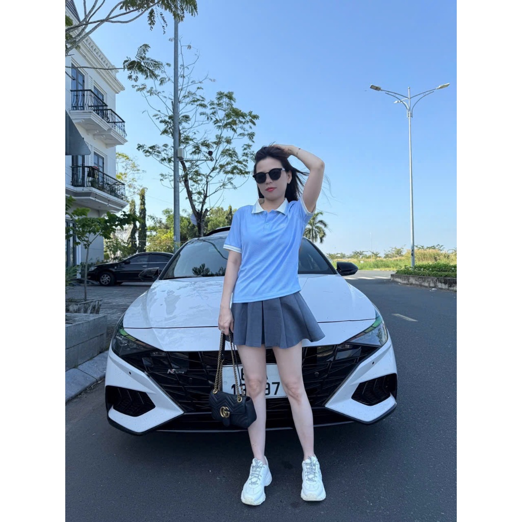 Áo polo nữ  _Lista dệt kim thêu chữ from dáng babytee phù hợp hầu hết các chị em phụ nữ ,Bốn mùa ( Mã 6 ) | BigBuy360 - bigbuy360.vn
