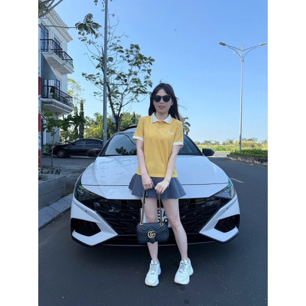 Áo polo nữ  _Lista dệt kim thêu chữ from dáng babytee phù hợp hầu hết các chị em phụ nữ ,Bốn mùa ( Mã 6 ) | BigBuy360 - bigbuy360.vn