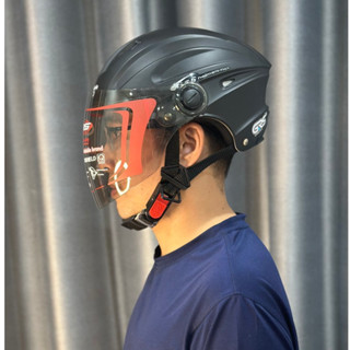 Mũ bảo hiểm nửa đầu có kính dài GRS A737K kính dài nhiều màu