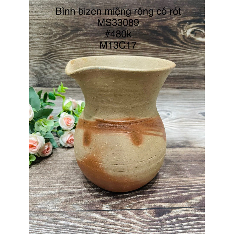 Bình bizen gốm Nhật