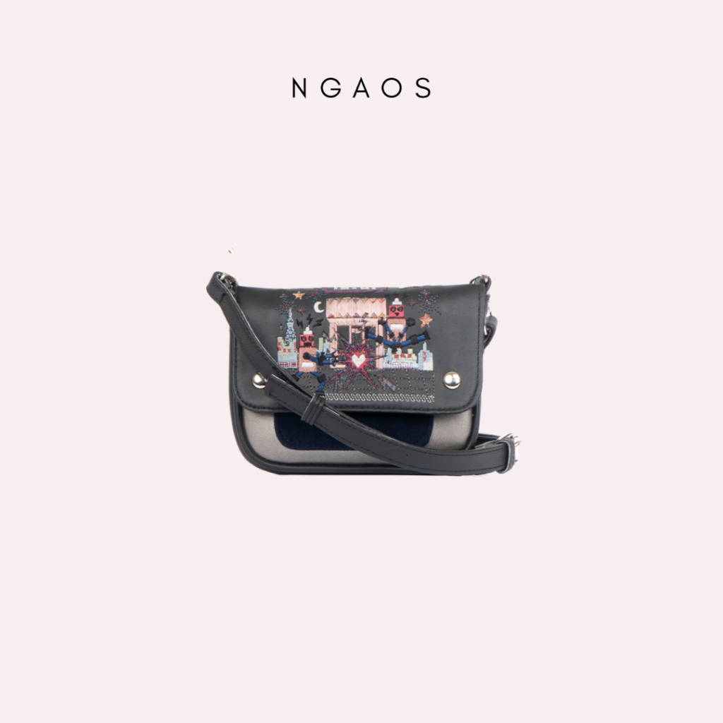 Túi Xách Nữ NGAOS Candy Crush - Kèm Xích - Vegan Leather