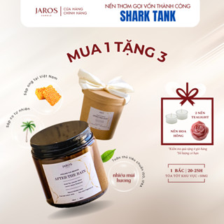 Nến thơm lành tính từ Sáp Tự Nhiên JAROS Candle 100ml, đóng gói thắt nơ thích hợp làm quà tặng