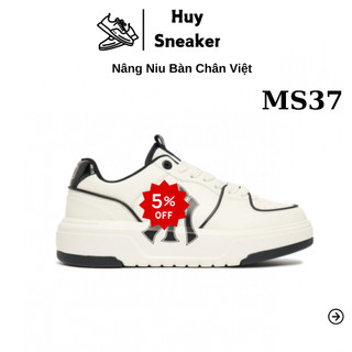 MS37 Giày thể thao Nam Nữ Sneaker - LBM Low Trắng - Sang Trọng Trẻ Trung Full Size Full Box