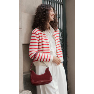  Túi Xách Nữ HAPAS Đeo Vai Đeo Chéo Mix Da Quai Xích Lea Chain HAPAS - TDV240833 - Túi Chính Hãng 