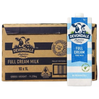 [Date 08/26] Sữa tươi nguyên kem Devondale hộp 1 lít