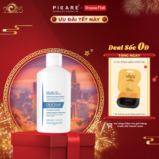Dầu Gội Giúp Làm Sạch Gàu, Hỗ Trợ Ngừa Gàu Tái Phát Kèm Ngứa Da Dầu Ducray Kelual DS Shampoo 100ml