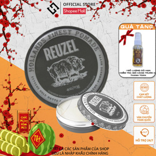 Sáp Vuốt Tóc Reuzel Extreme Hold Matte Pomade gốc nước phù hợp mọi kiểu tóc