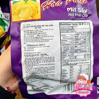 [Mua nhiều có giảm giá] Mít Sấy Hoà Phát, mít sấy giòn thơm ngon ~gói 100gr