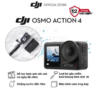 Camera hành động DJI Osmo Action 4 máy quay hành trình 4K 120fps, góc siêu rộng, hoạt động tốt nhiệt độ thấp (DJI OA 4)