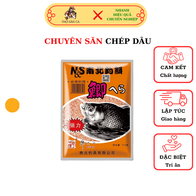 [Chât Lượng] Mồi Câu Cá, Mồi Chép Tàu, Mồi Chuyên Chép, Trôi, Trắm