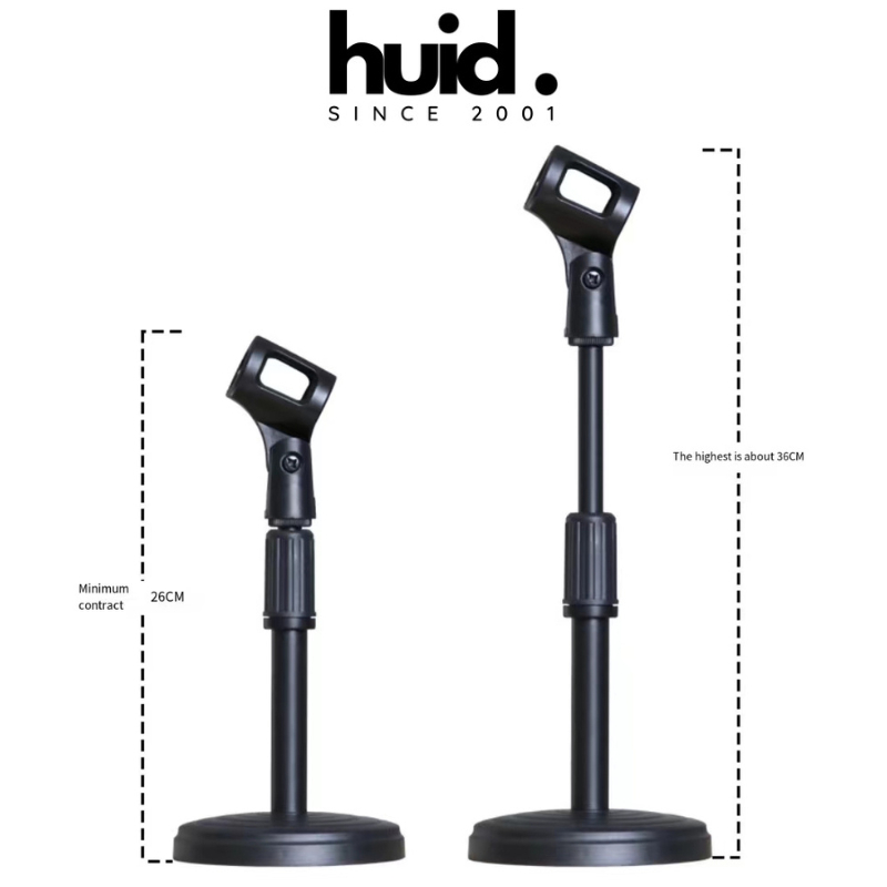 Chân đế kẹp micro để bàn chân trong, giá đỡ kẹp mic điều chỉnh độ dài bằng, chất liệu cao cấp, full hộp