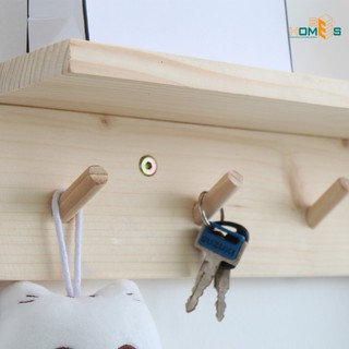 Kệ gỗ treo tường 5-7 móc Behomes