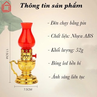   Giá Sỉ  Đèn Thờ Vĩnh Cửu Dùng Pin Trang Nghiêm An Toàn Tiết Kiệm Điện 