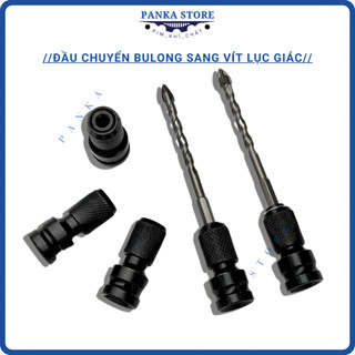 Đầu Chuyển Đổi Bulong 1⁄2 Sang Bắn Vít Lục GIác, Đầu chuyển đổi máy khoan thay thế, kim khí - Panka Store.