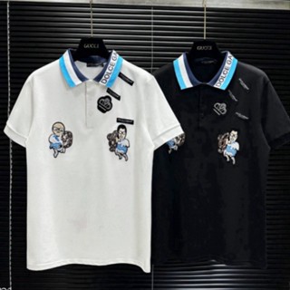 Áo polo ĐÔN CHỀ hoạ tiết thêu logo phối cổ dệt chữ siêu đẹp - Áo polo nam hàng siêu cấp hot trend 2024