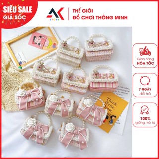 Túi Dạ Đeo Chéo Quai Ngọc Hình Cà Rốt Đáng Yêu Sang Chảnh Cho Bé Gái Diện Tết Dựng Lì Xì, Túi Đi Chơi, Dã Ngoại, Đi Biển