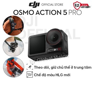 Camera hành động DJI Osmo Action 5 Pro máy quay hành trình 4K 120fps, chế độ màu HLG, quay đêm rõ nét  (DJI OA 5 Pro)