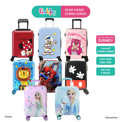 Vali Kéo MESUCA Nhân Vật Hoạt Hình Disney Kích Thước 16 Inch/ 18 Inch/ 20 Inch/ 24 Inch