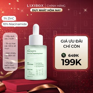 Tinh Chất Giảm Thâm The Auragins 10% Niacinamide + 1% Zinc Acne Clear Serum