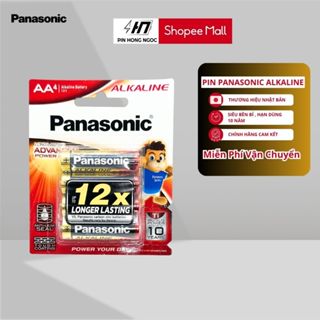 Vỉ 4 Viên Pin AA/AAA 1,5V Panasonic Alkaline Hàng Chính Hãng