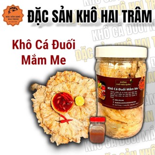 1 HŨ Khô Cá Đuối Sạn Miếng To Hai Trâm 3-4 miếng cá to nặng 220gr + Tặng 1 hũ mắm me 100ml