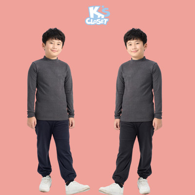 Quần Jogger K'S CLOSET Chất Liệu Hai Da Tuyết Mịn Cho Bé Trai Và Bé Gái Từ 12-60kg (2-14 Tuổi) KT279FOF