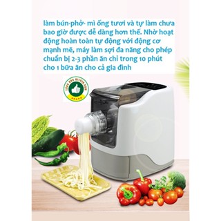 Máy Làm bún-phở-mì Sợi Tươi Tự Động Đa Năng 6S-nhiều khuôn kiểu-tiện lợi-kiểu mới cao cấp-bh 12tháng-hàngnhập khẩu