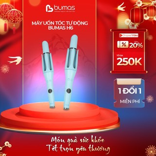  Máy Uốn Tóc Tự Động BUMAS H6 4 cổng cấp Ion âm trục uốn 28mm chất liệu gốm sứ cao cấp 
