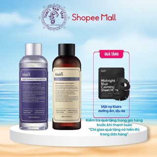 Nước Hoa Hồng Không Mùi Dưỡng Ẩm Và Làm Mềm Da Dear Klairs Supple Preparation Unscented Toner 180ml