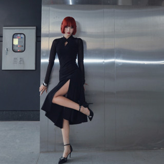 MORSELA chính hãng -  Chân váy xếp ly lửng chữ A WISP dáng xòe xẻ tà 1 bên phong cách Y2K Douyin dành cho nữ