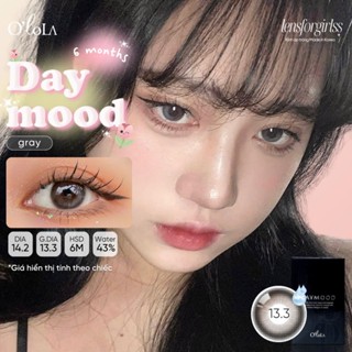 Kính áp tròng sz GIÃN TRÒNG ẨM CAO hiệu ứng hightlight bóng mắt DAYMOOD GRAY chính hãng OLOLA  | LENSFORGIRLSS