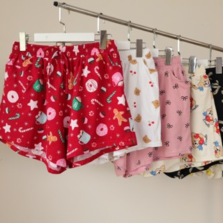 (Có Túi) Quần Short Đùi Quần Ngủ Nữ Thun Cotton Có Túi Dễ Thương Mang Tư Trang Tiện Lợi Xinh Xắn