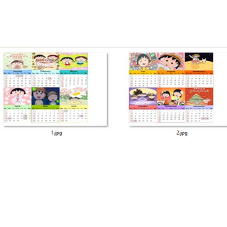 Lịch maruko để bàn mini 2025 LMI25 12x9 cm