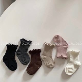 [HÀNG LOẠI 1] TẤT VỚ VIỀN BÈO HÀN QUỐC CHO BÉ GÁI MANG GIÀY LOLITA SIÊU DỄ THƯƠNG