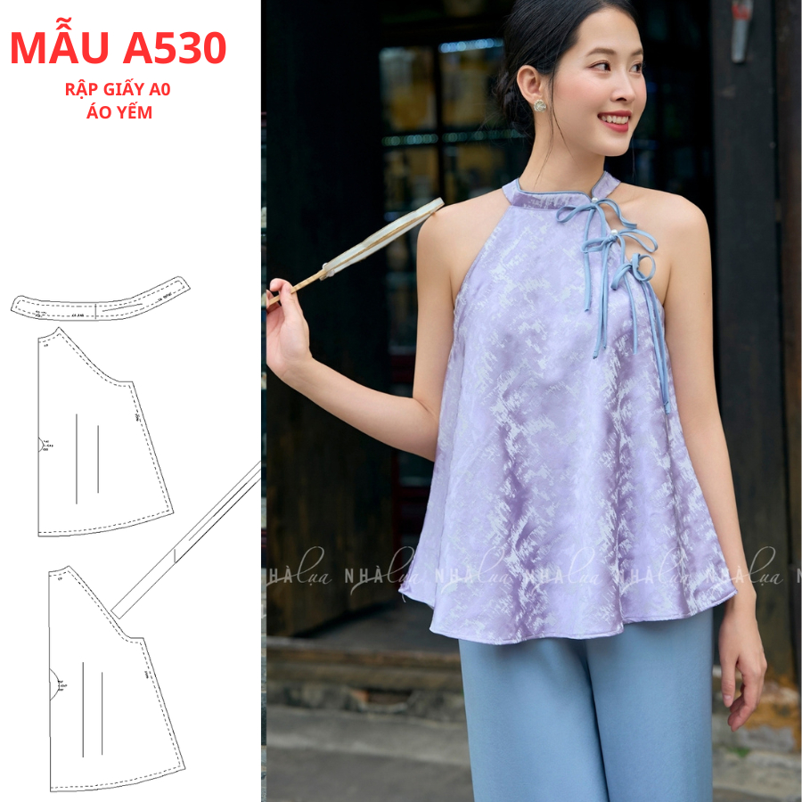RẬP GIẤY A0 ÁO CỔ YẾM-A530