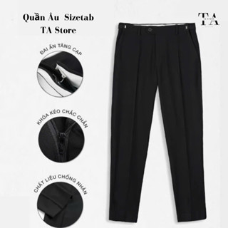 Quần Âu Nam Sitetab TA Store Chỉnh Cạp Linh Hoạt, Thiết kế Cạp Cao Form Dáng Baggy Phong Cách Hàn Quốc