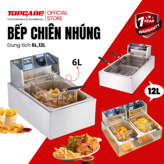 Bếp Chiên Đơn, bếp chiên đôi SEKA SUNNY Tiện Dụng 6 Lít, 12 Lít - Hàng chính hãng