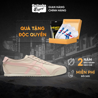 Giày Onitsuka Tiger Mexico 66 Ginger Peach Chính Hãng, Giày Sneakers Nam Nữ Full Box Bảo Hành 12 Tháng