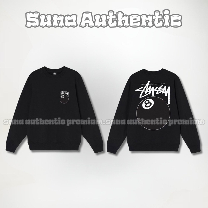(Premium) Áo Sweater Stussy 8 Pool Cotton Cao Cấp - Suna Authentic
