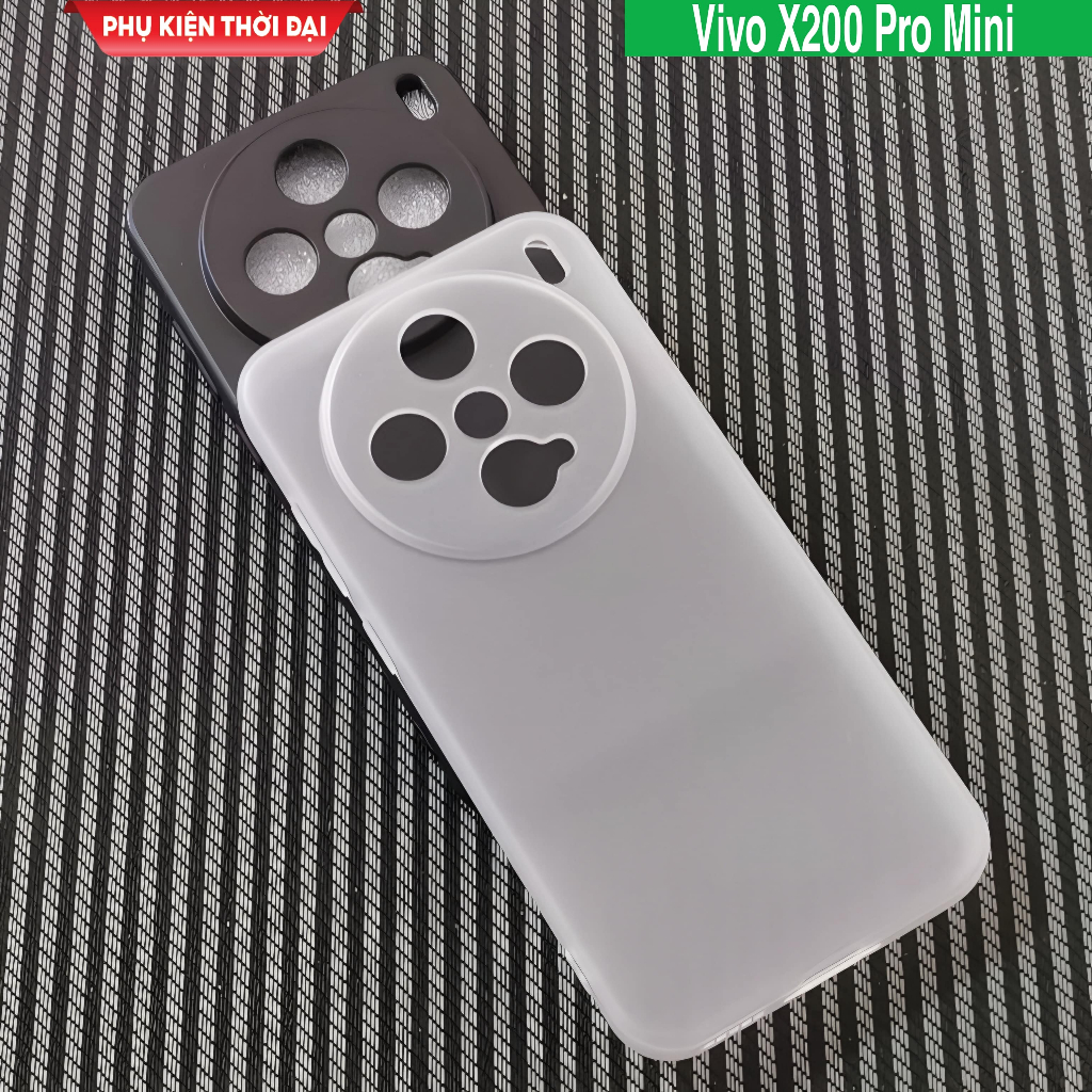Ốp lưng Vivo X200 Pro Mini / X200 Pro / X200 Ultra / X200s / S30 Pro Mini dẻo màu siêu mỏng bảo vệ c