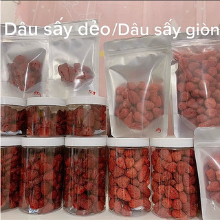 Dâu tây sấy dẻo/ sấy giòn (có 2 loại)