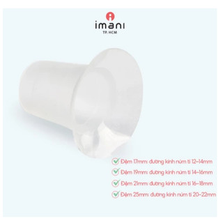 Đệm hạ size phễu cho máy imani i2