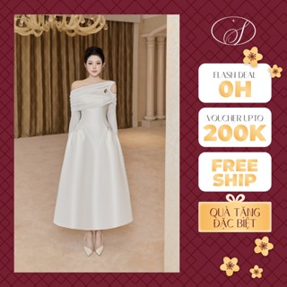 Đầm Dự Tiệc Thiết Kế Nữ Dáng Dài SOLEIL ROOM Váy Đi Tiệc Cao Cấp YOON DRESS