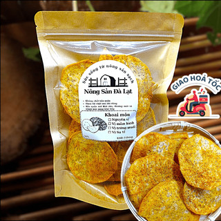  Khoai môn sấy trứng muối – béo thơm giòn tan 250gr – 500gr  Ăn chay dùng được  Đặc sản Đà Lạt 