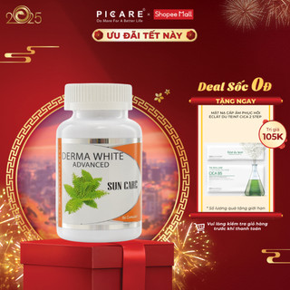 Viên uống chống nắng chống oxi hóa hỗ trợ bảo vệ da Derma White Advance Sun Care 60 viên